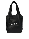 Apc Black Small Tote With Rounded Handle In Black