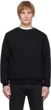Apc Black Standard 'a.p.c.' Brodé Sweatshirt In Lzz Black