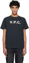 A.p.c. Standard Grand Vpc Cotton T-shirt In Black