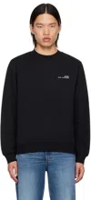 Apc A.p.c. Sweatshirt In Noir/blanc