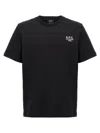 Apc A.p.c. Raymond T Shirt With Embroidered Logo In Black
