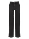 Apc A.p.c. 'seaside' Black Cotton Jeans In Black