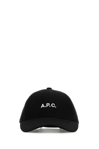 APC BLACK STRETCH COTTON CHARLIE BASEBALL CAP