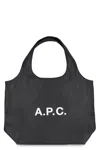 Apc A.p.c. Black Synthetic Leather Shopping Bag