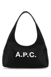 Apc A.p.c. Black Bag With Magnetic Fastening