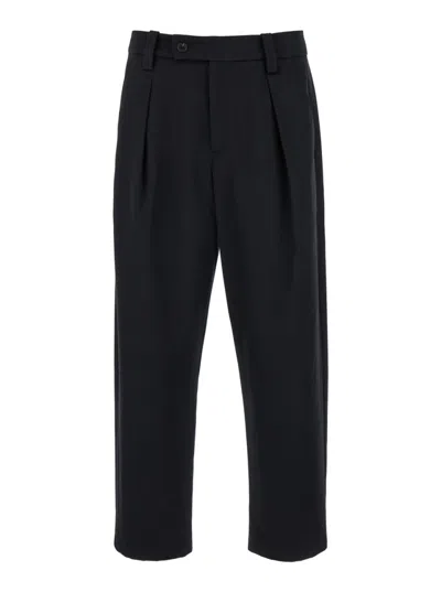 APC BLACK TONAL STITCHING PANTS