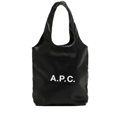 Apc A.p.c. Black Tote Bags Women