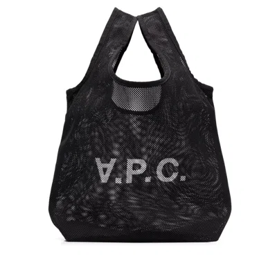 Apc A.p.c. Black Tote Bags Women
