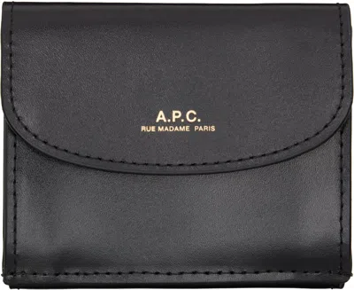 Apc Black Trifold Genève Wallet