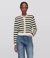Apc Embroidered Wool Manon Cardigan