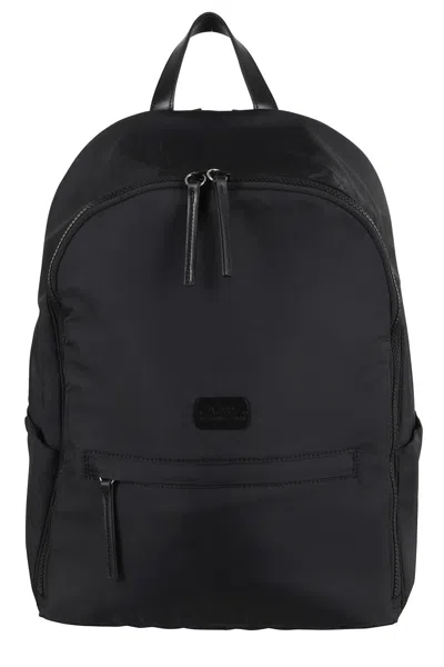 Apc Blake Black Nylon Backpack With Laptop Pocket