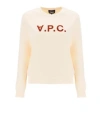 Apc A.p.c. Blanc Casse Cotton Sweaters In Neutral