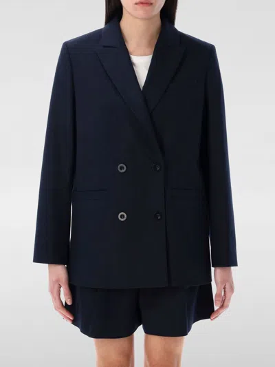Apc Blazer A. P.c. Damen Farbe Blau In Dark Navy