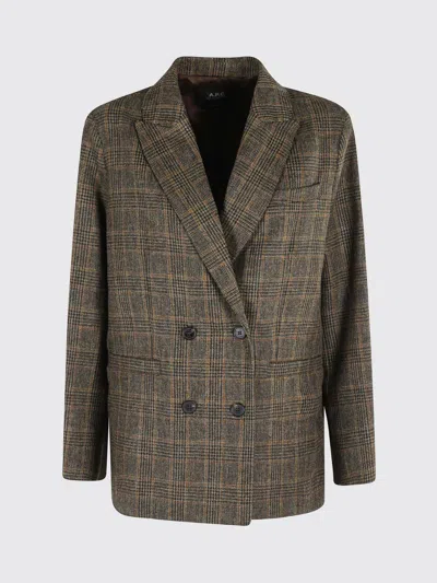 Apc Jacket A. P.c. Woman Color Brown