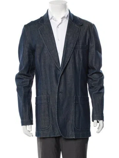 Pre-owned A.p.c. Blazer In Blue