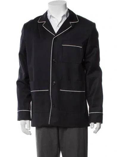 Pre-owned A.p.c. Blazer In Blue
