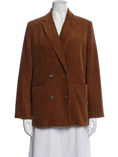 Pre-owned A.p.c. Blazer In Brown