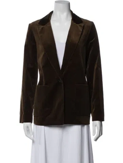 Pre-owned A.p.c. Blazer In Brown