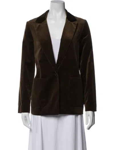 Pre-owned A.p.c. Blazer In Brown