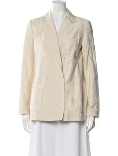 Pre-owned A.p.c. Blazer In Neutral