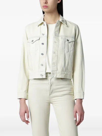 APC BLEACHED DENIM JACKET