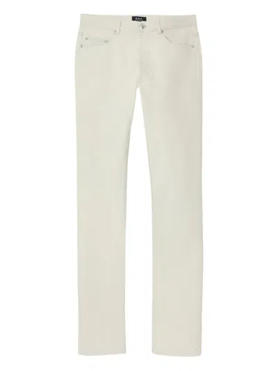 Apc Bleached Jeans In White