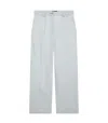 Apc A.p.c. Bleached-out Japanese Denim Loose-fit Trousers In White