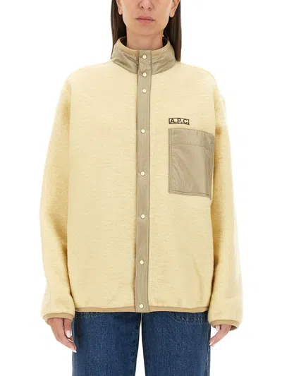 Apc Blouson Ewan In Beige