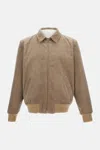 Apc Corduroy Zip-fastening Jacket In Brown