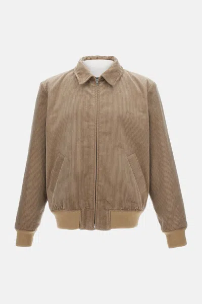 Apc Blouson Gilles Jacket In Brown
