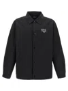 Apc Overshirt Regis In Misto Cotone In Black