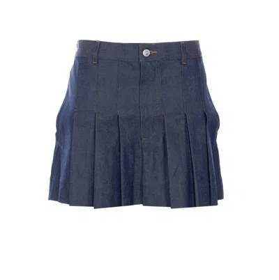 Apc A.p.c. Skirt In Blue