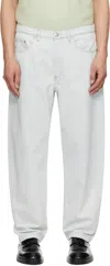 Apc Blue Achille Jeans In Ial Washed Indigo