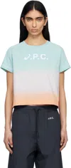 Apc Cloud T-shirt In Saa Multicolore