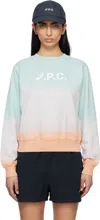 Apc A.p.c. A.p.c. X Asics Dip Dye Sweat In Multi