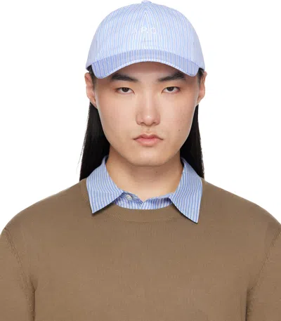 Apc Blue & White Charlie Baseball Cap