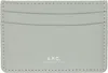 Apc Blue André Card Holder In Iay Cloud Blue