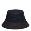 Apc A.p.c. Blue Cotton Hat In Brown