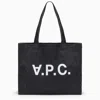 Apc Blue Denim Daniela Shopping Bag In Purple
