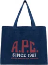 Apc Blue Diane Carpenter Shopping Tote In Ial Washed Indigo
