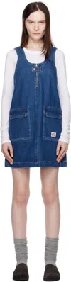 Apc Ally Dress In Ial Washed Indigo