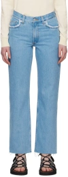 Apc Blue F Jeans In Iab Light Blue