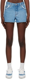 Apc A.p.c. Shorts In Iab Light Blue