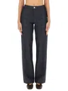 Apc A.p.c. Blue Jeans In Black