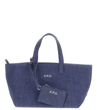 A.p.c. Blue Le Drummer Large Tote