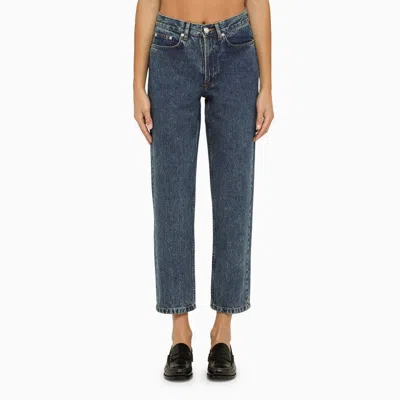 Apc A.p.c. Blue Le Jean Cropped Jeans