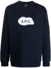 Apc Crew Neck Sweatshirt In Black