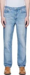 Apc Blue Martin Jeans In Blue