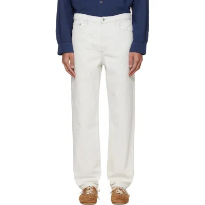 A.p.c. Blue Martin Jeans In White