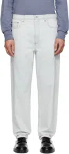 Apc Blue Martin Jeans In Ial Washed Indigo